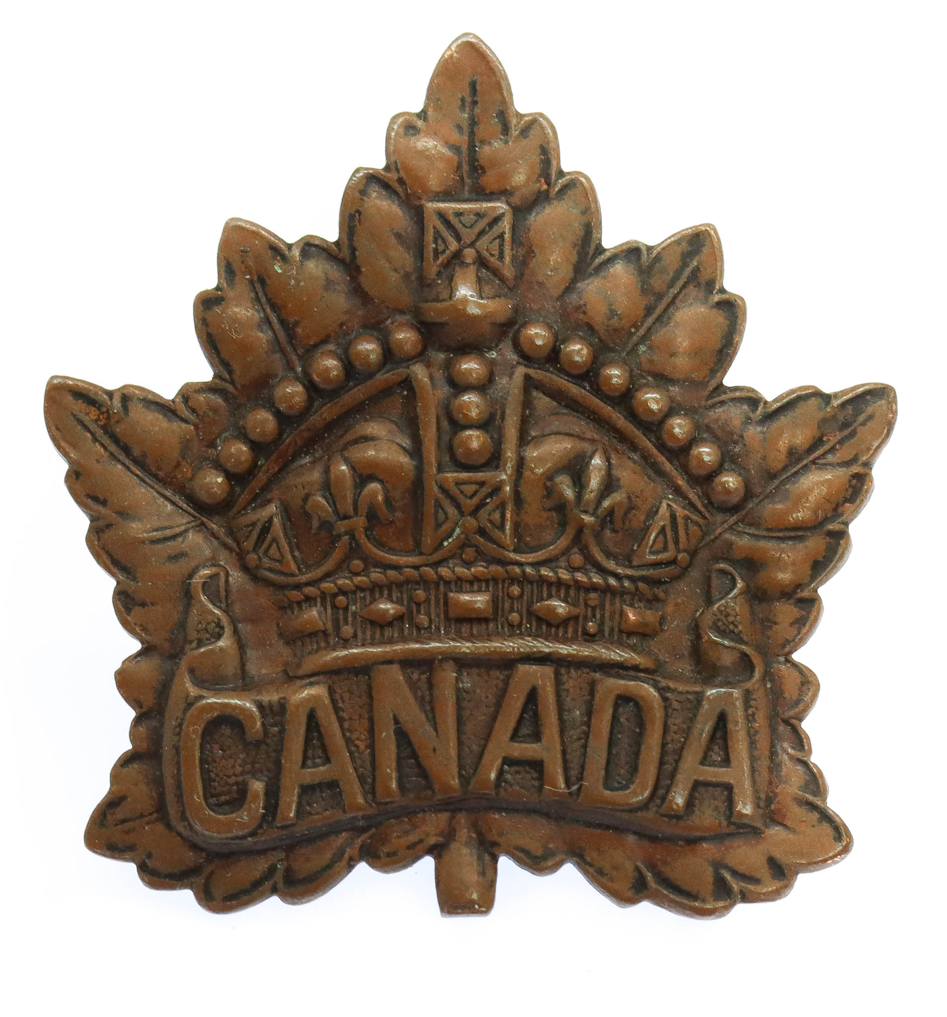 Canadian Canada WWI General Service Cap Badge (Roden Bros 1916)