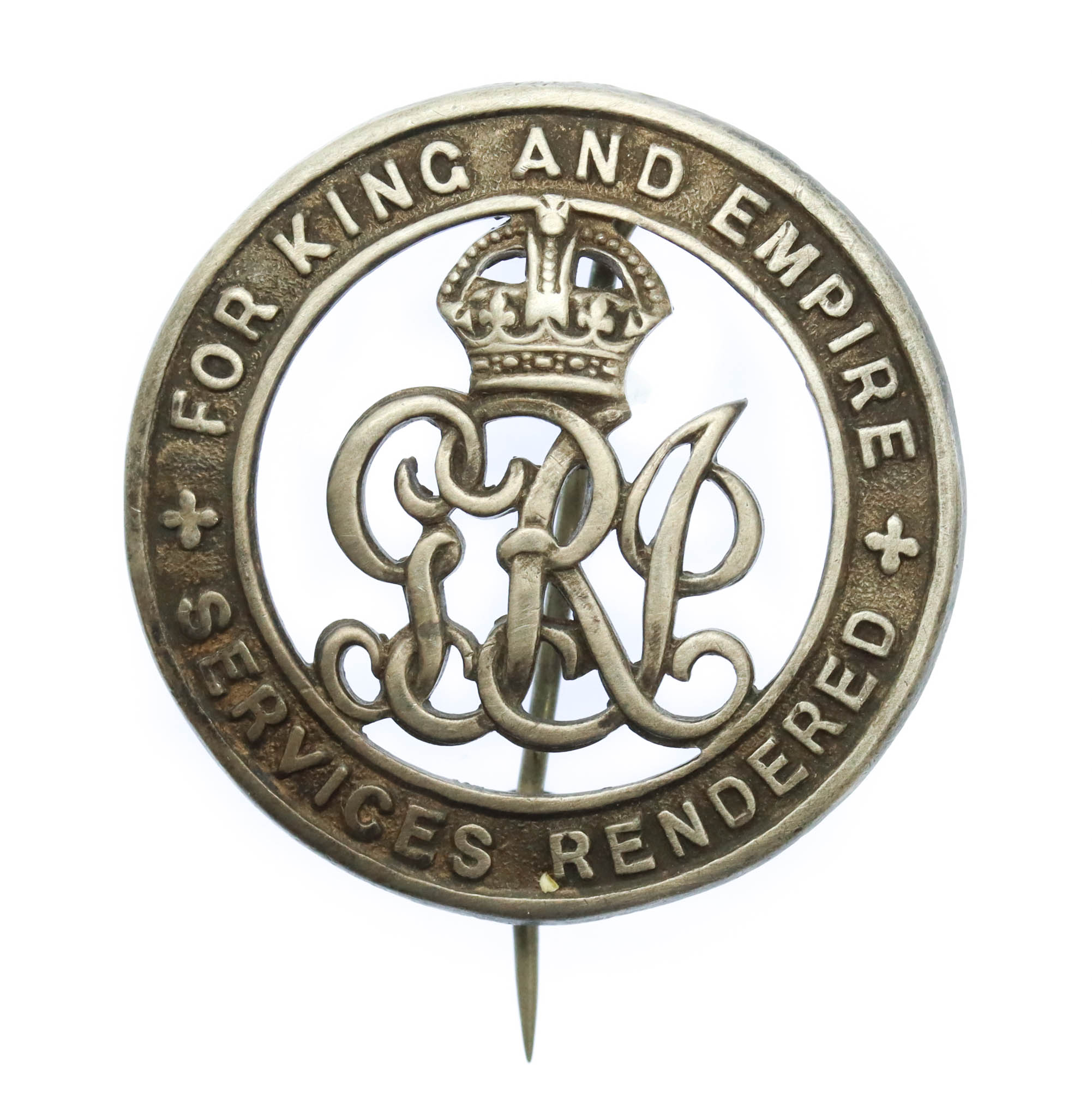 WW1 Silver War Badge (No. 519427) - Pte. A.K. Hands, Army Service Corps