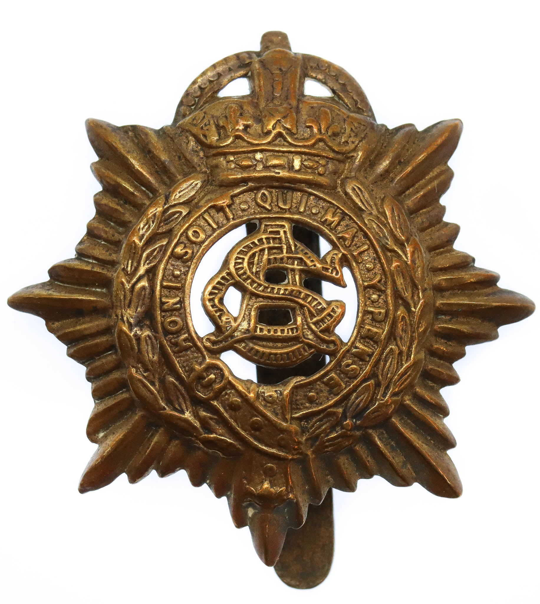 Army Service Corps (A.S.C.) Cap Badge - King's Crown