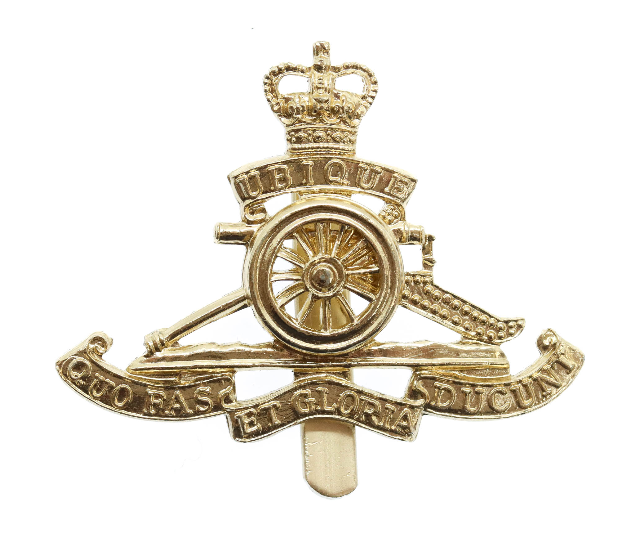 Royal Artillery Anodised (Staybrite) Beret Badge