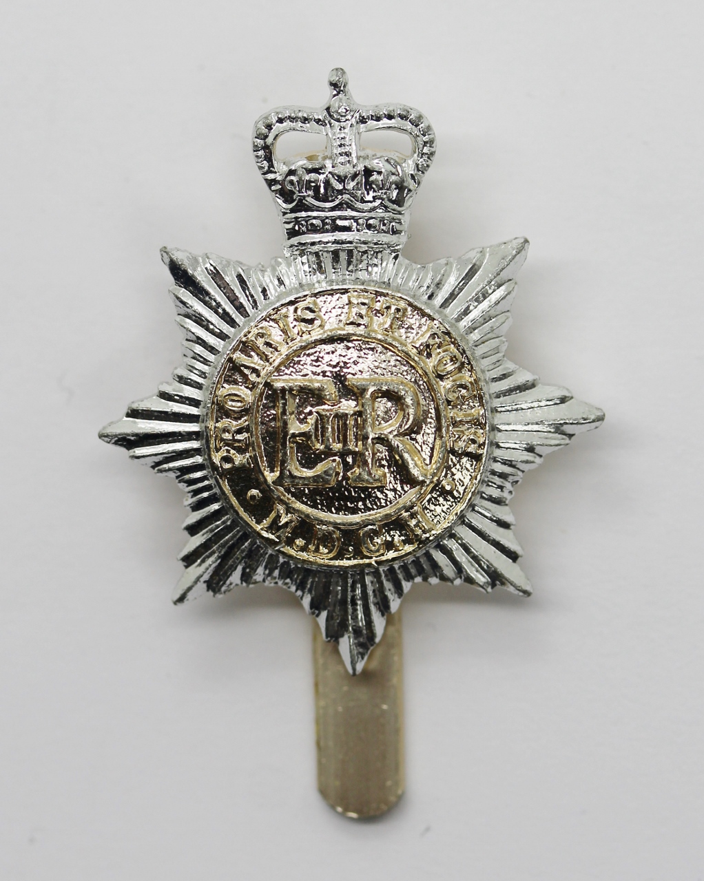 47th (Middlesex Yeomanry) Signal Squadron Anodised (Staybrite) Cap Badge