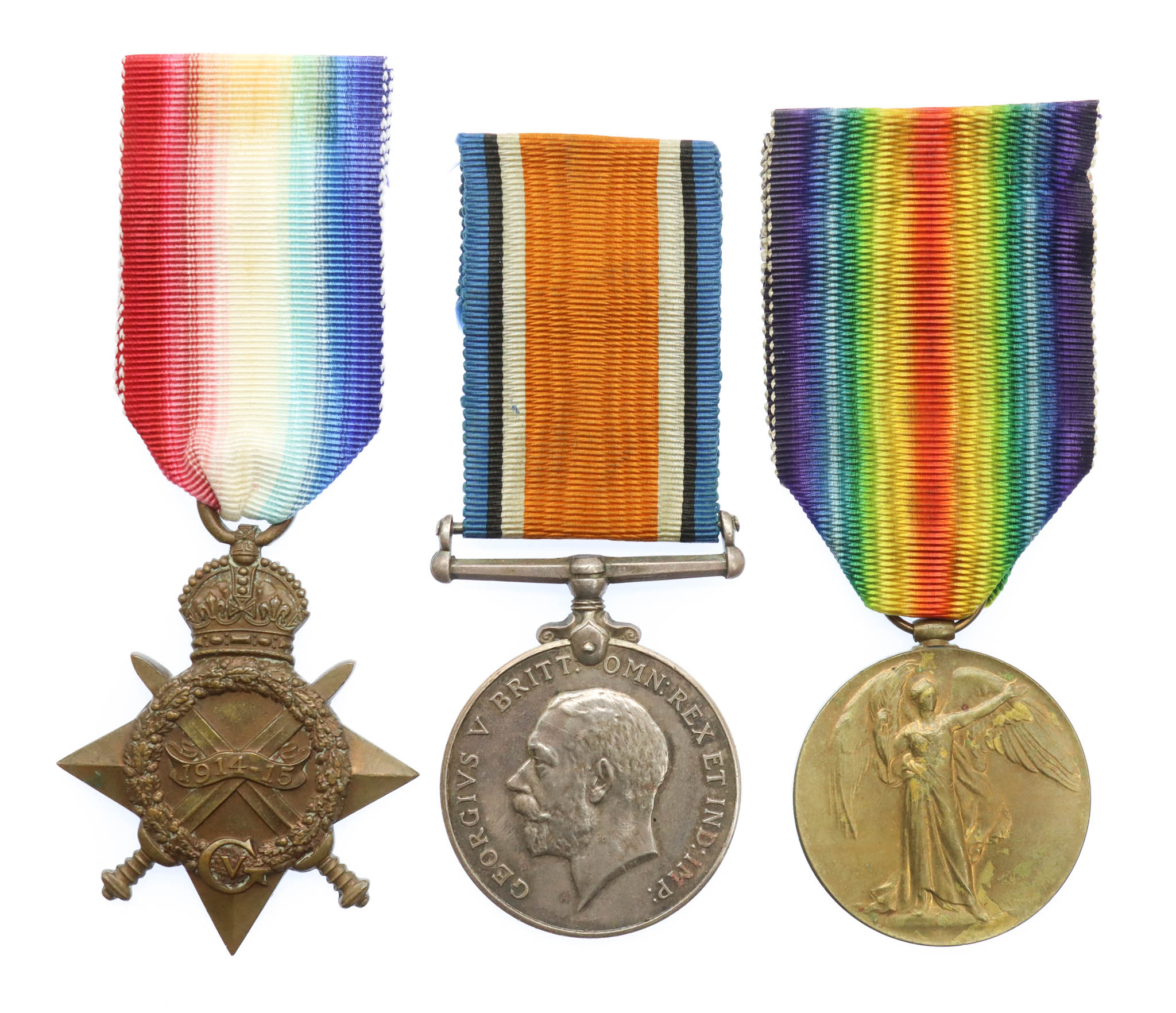 Rare Native Gurkha Officer's WW1 1914-15 Star Medal Trio - Jemadar (Later Subedar) Balandhar Rai, 2/7th Gurkha Rifles