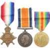 WW1 1914-15 Star Medal Trio - Sjt. G. Davies, Welsh Regiment