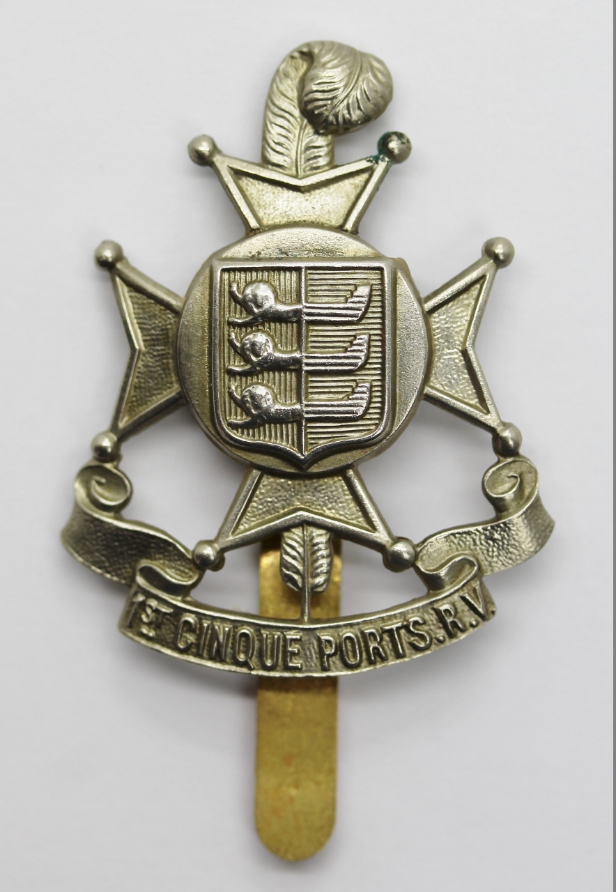 1st Cinque Ports Rifle Volunteers Cap Badge