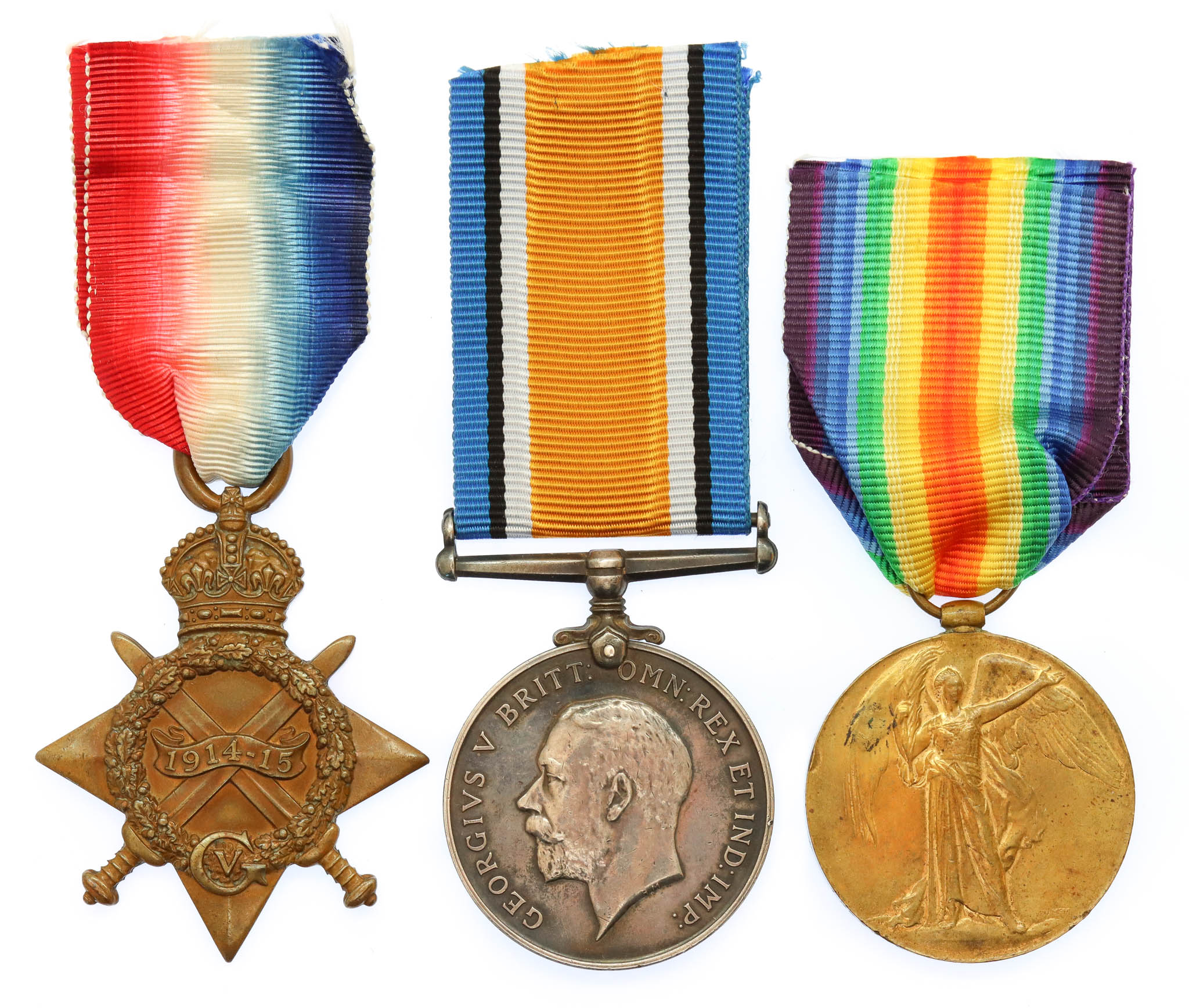 WW1 1914-15 Star Medal Trio - Pte. G. Smith, Yorkshire Regiment