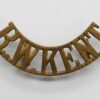 Royal West Kent Regiment (R.W.KENT) Brass Shoulder Title