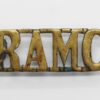 Royal Army Medical Corps (R.A.M.C) Brass Shoulder Title