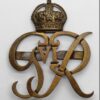 George VI Norfolk Yeomanry Officer's Service Dress Cap Badge