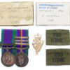 Scarce 1962 General Service Medal (Clasp - Northern Ireland) and Accumulated Campaign Service Medal (with 3 Clasps) Pair with Medallion, Badges, Boxes, Certificates, Etc. - Pte. R. Ashall, 7th / 10th (City of Belfast) Bn. Ulster Defence Regiment