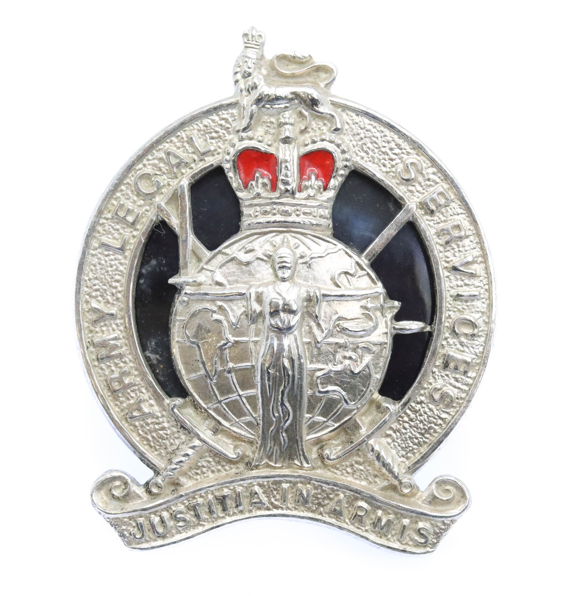Army Legal Services Officer's Cap Badge - Queen's Crown