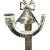 Light Infantry Silver Plated Cap Badge