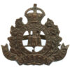 Suffolk Regiment Officer's Service Dress Cap Badge - King's Crown