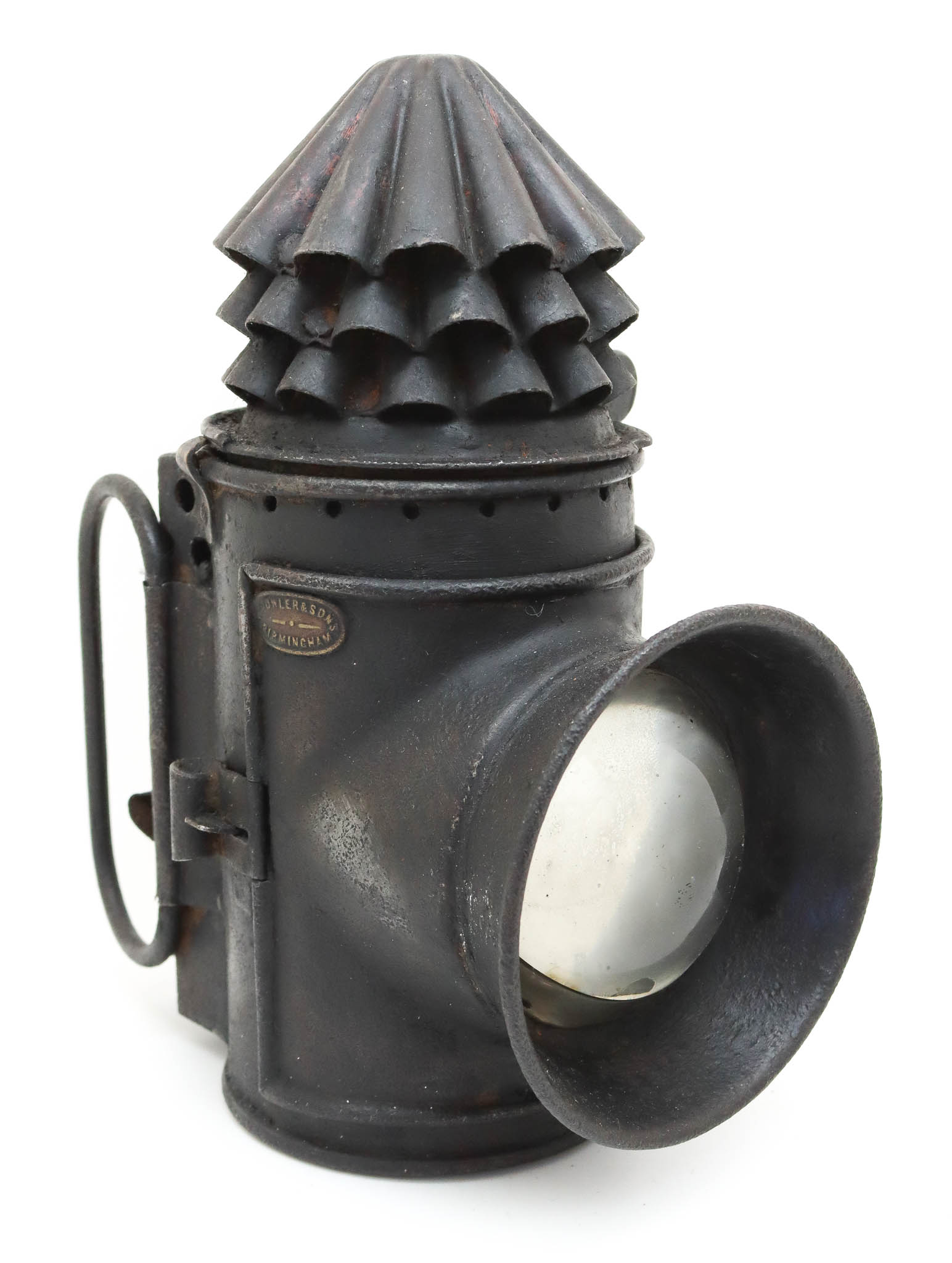 Victorian Police Three Tier 'Bullseye' Lantern bu W. Dowler & Sons
