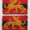 Pair of HQ Land Forces Hong Kong Cloth Formation Signs