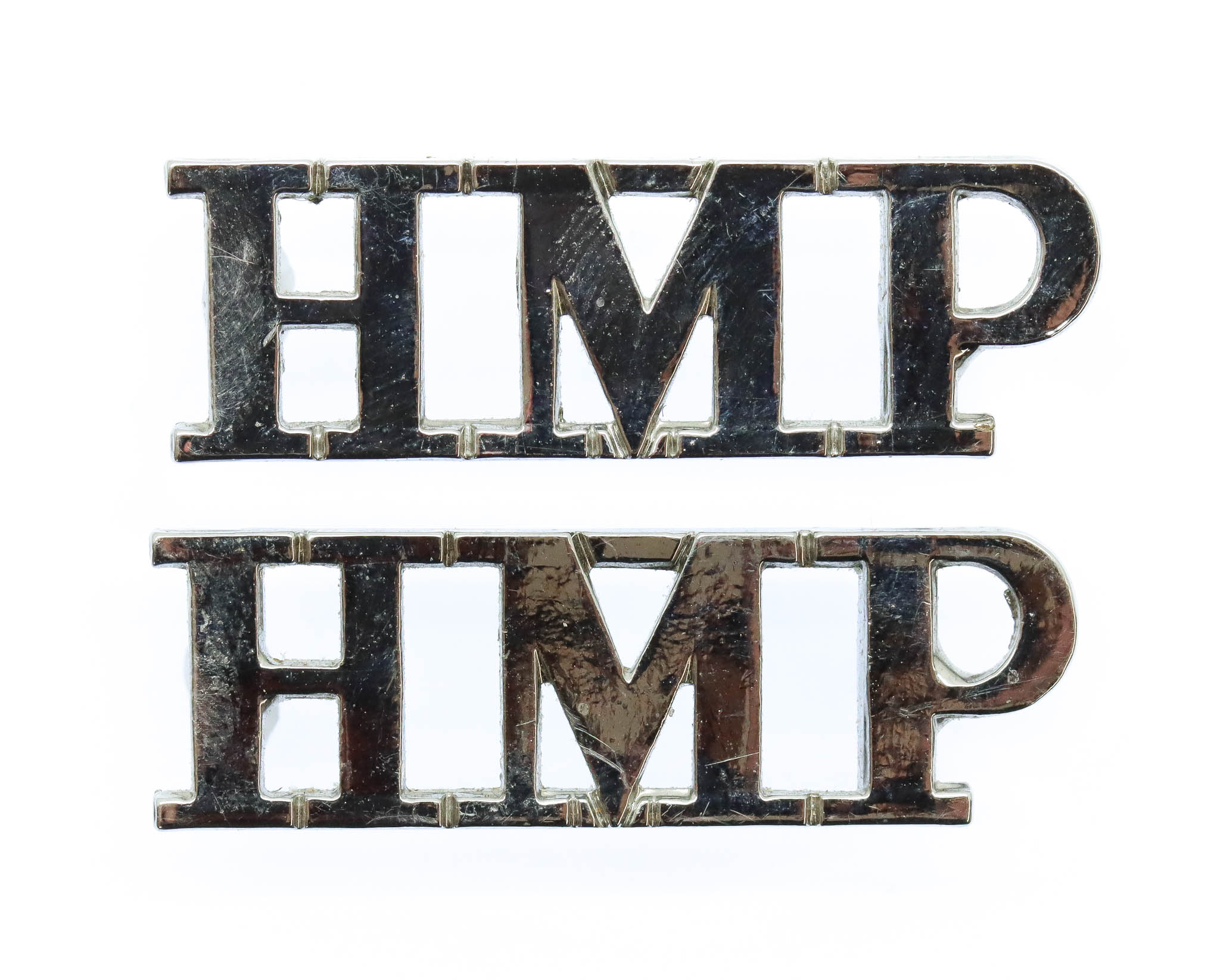 Pair of H.M. Prison Service (H.M.P.) Shoulder Titles