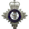 H.M. Prison Service Enamelled Cap Badge - Queen's Crown