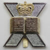 Edinburgh & Heriot Watt University Anodised (Staybrite) Cap Badge