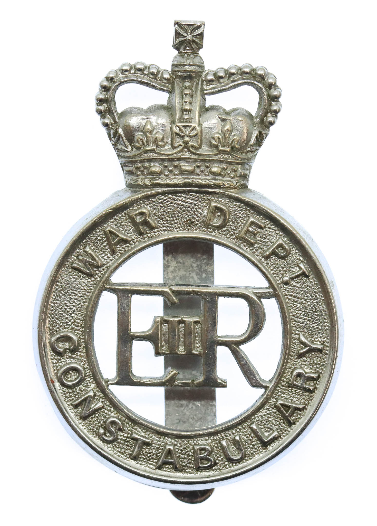 War Department Constabulary Cap Badge - Queen's Crown