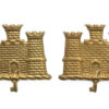 Pair of Suffolk Regiment Collar Badges