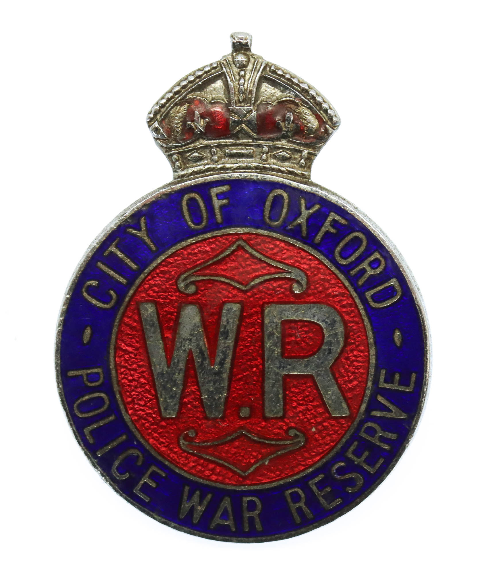 City of Oxford Police War Reserve Enamelled Lapel Badge