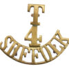 4th Territorial Bn. Suffolk Regiment (T/4/SUFFOLK) Shoulder Title