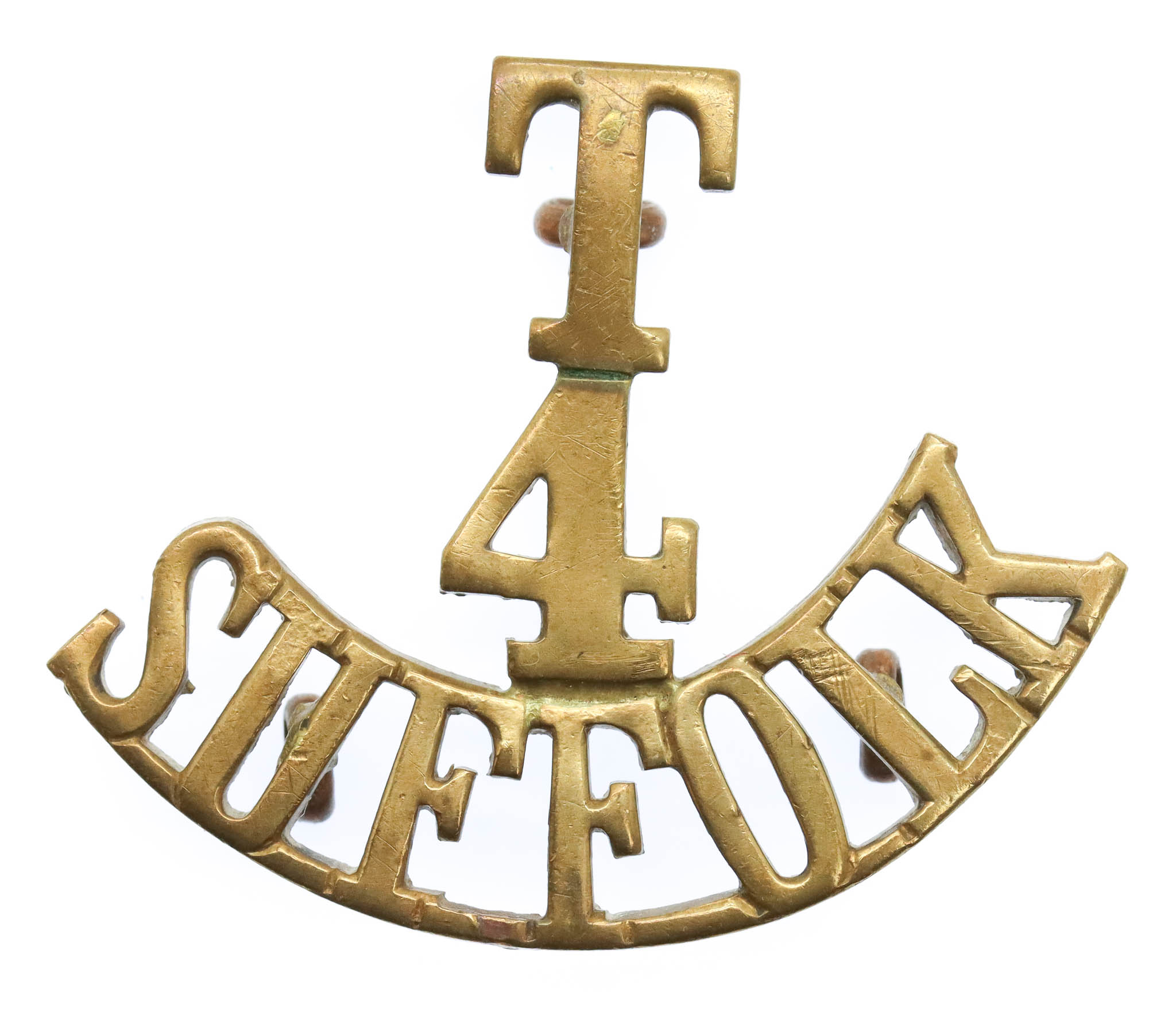 4th Territorial Bn. Suffolk Regiment (T/4/SUFFOLK) Shoulder Title