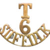 6th Territorial Bn. Suffolk Regiment (T/6/SUFFOLK) Shoulder Title