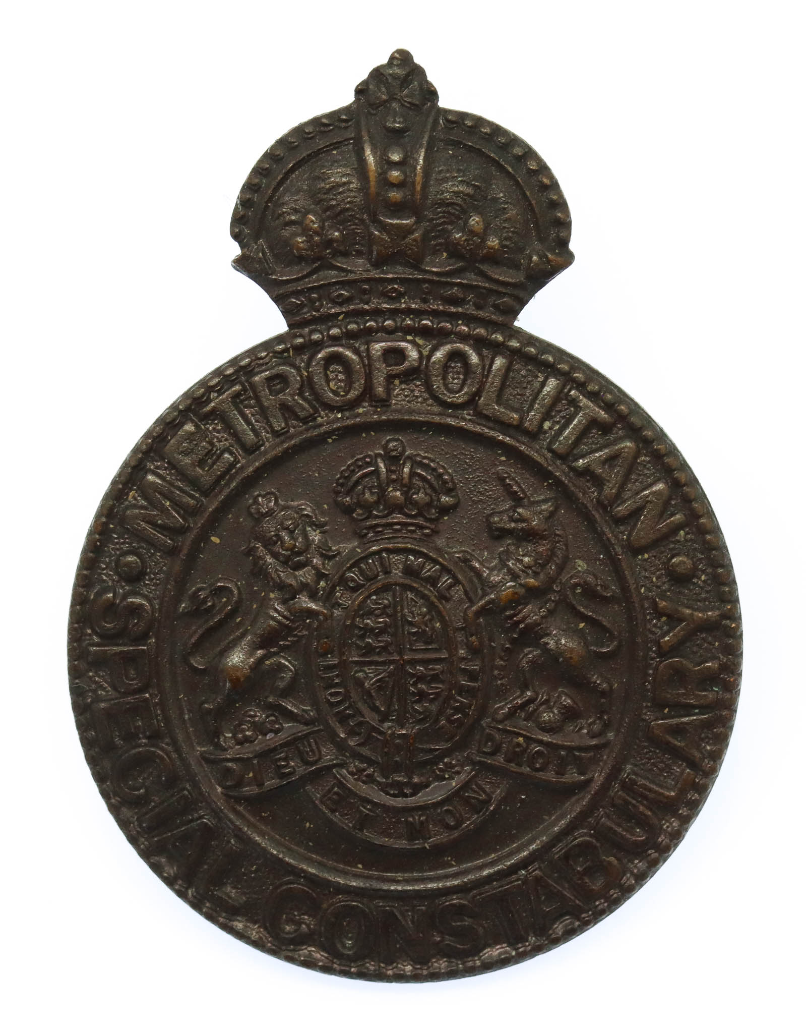Metropolitan Police Special Constabulary Cap Badge - King's Crown