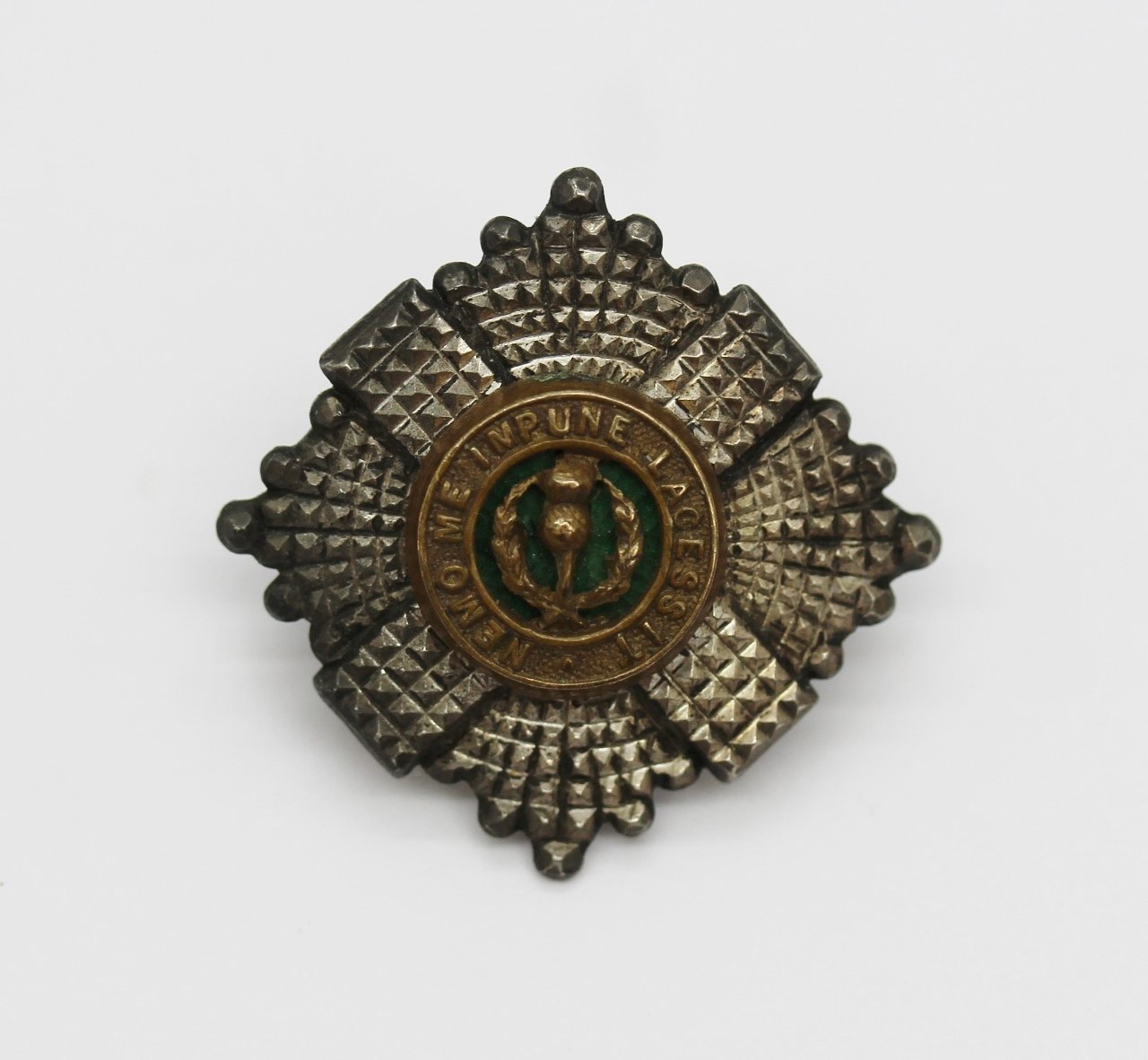 Scots Guards Officer's Forage Cap Badge