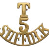 5th Territorial Bn. Suffolk Regiment (T/5/SUFFOLK) Shoulder Title