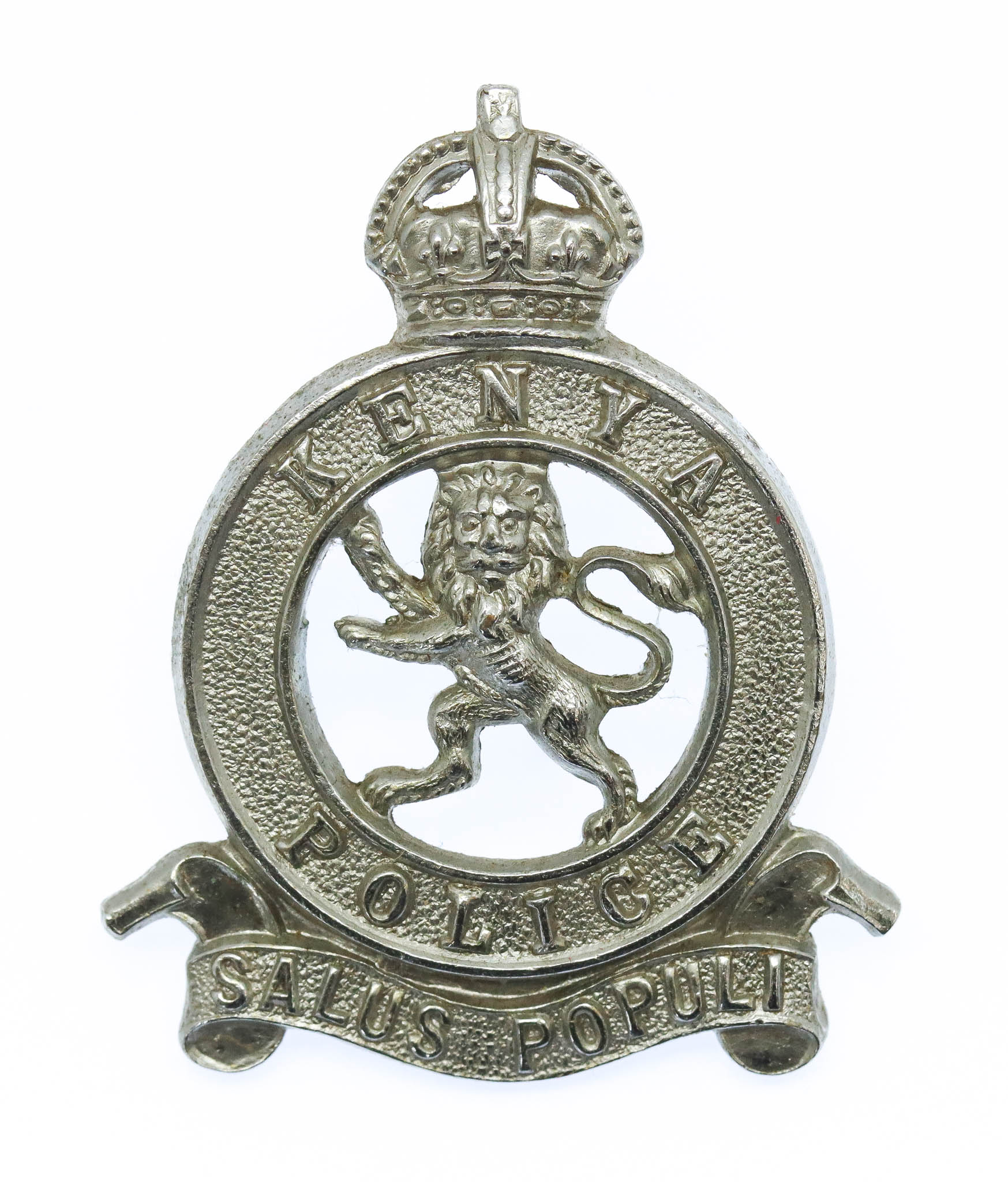 Kenya Police Cap Badge - King's Crown