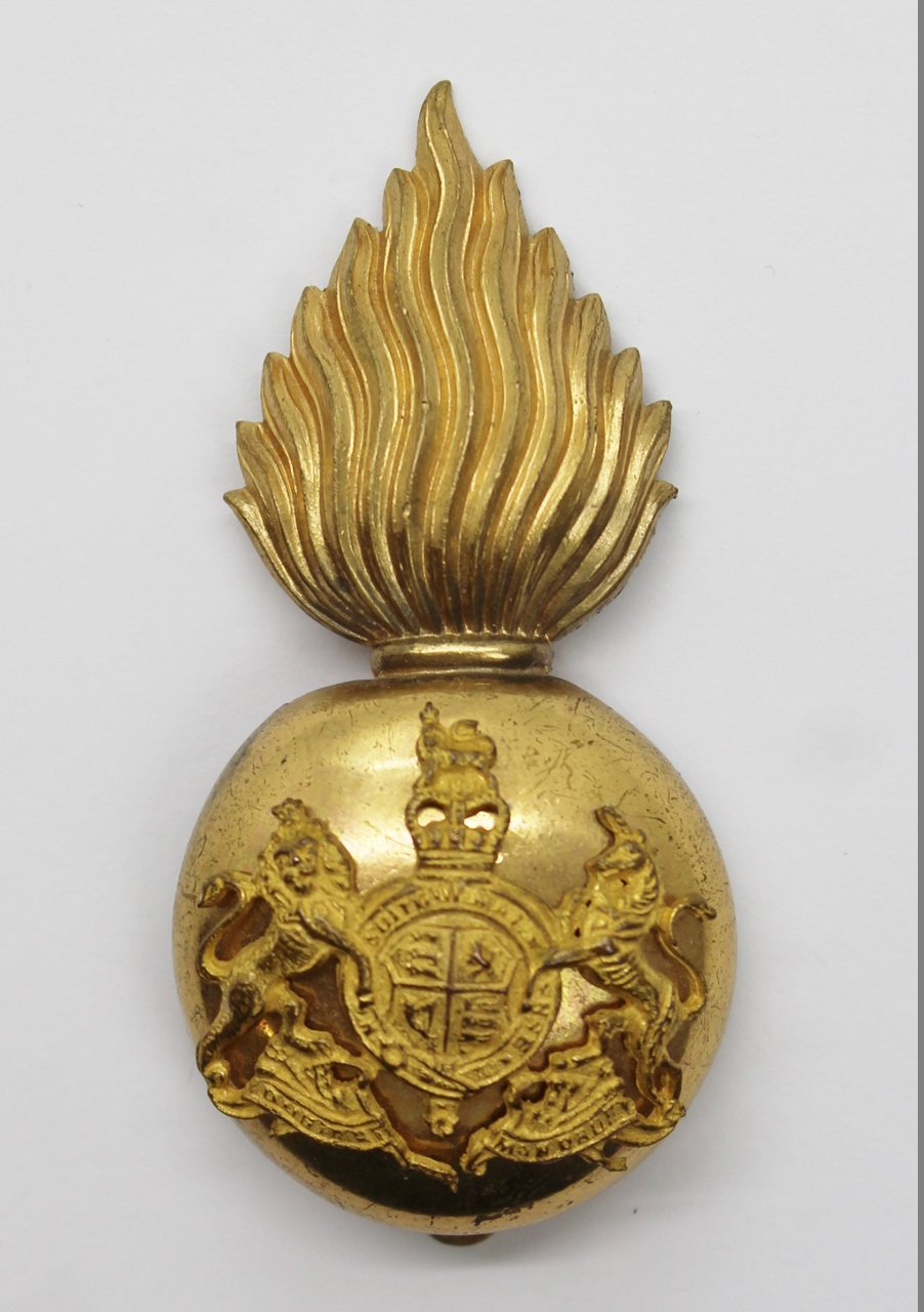 Royal Scots Fusiliers Officer's Glengarry Cap Badge