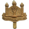 Cambridgeshire Regiment WW1 All Brass Economy Cap Badge