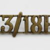 13th/18th Hussars (13/18H) Shoulder Title
