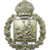 Barbados Police Cap Badge - King's Crown