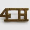 4th Hussars (4H) Shoulder Title