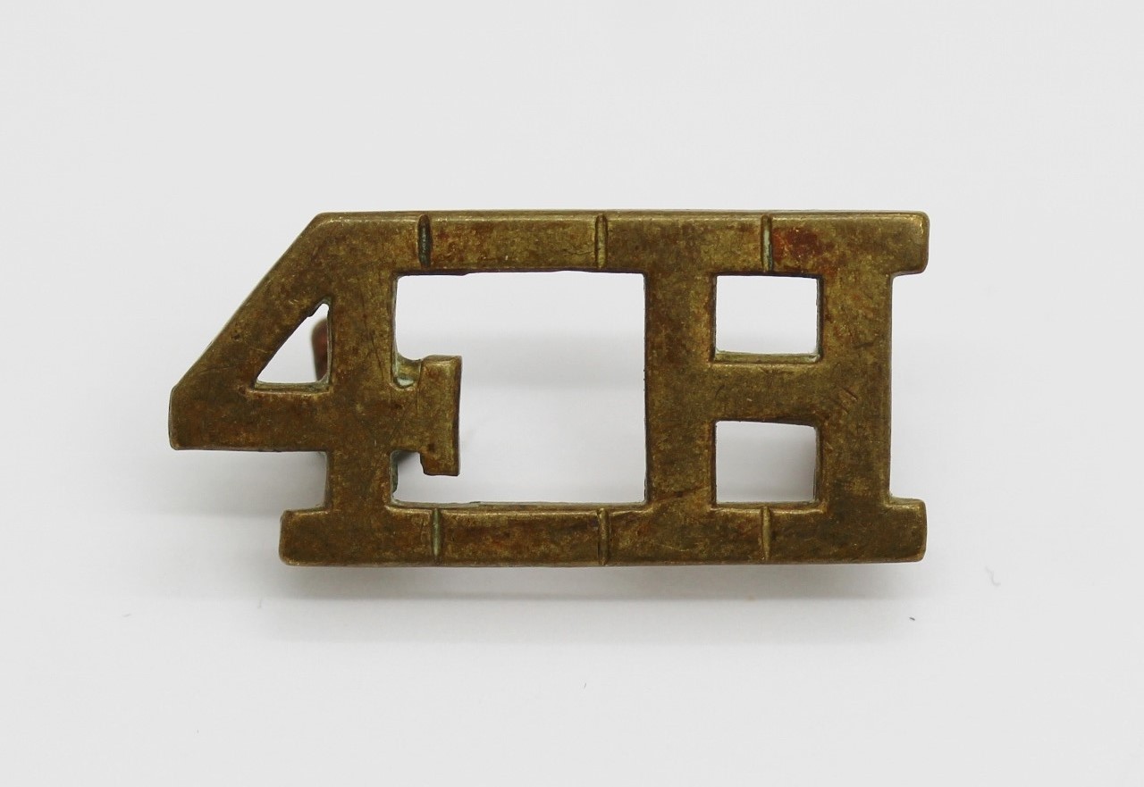 4th Hussars (4H) Shoulder Title