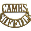 Cambridgeshire & Suffolk Reserve Battalion (CAMBS/SUFFOLK) WW1 Shoulder Title