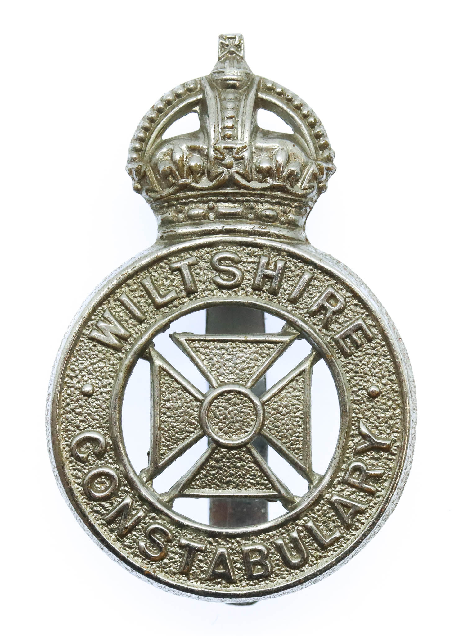 Wiltshire Constabulary Cap Badge - King's Crown