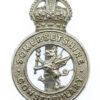Somersetshire Constabulary Cap Badge - King's Crown