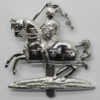Fife & Forfar Yeomanry Anodised (Staybrite) Cap Badge