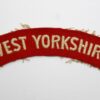 West Yorkshire Regiment (WEST YORKSHIRE) Cloth Shoulder Title