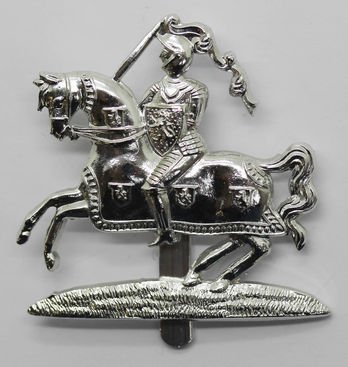 Fife & Forfar Yeomanry Anodised (Staybrite) Cap Badge