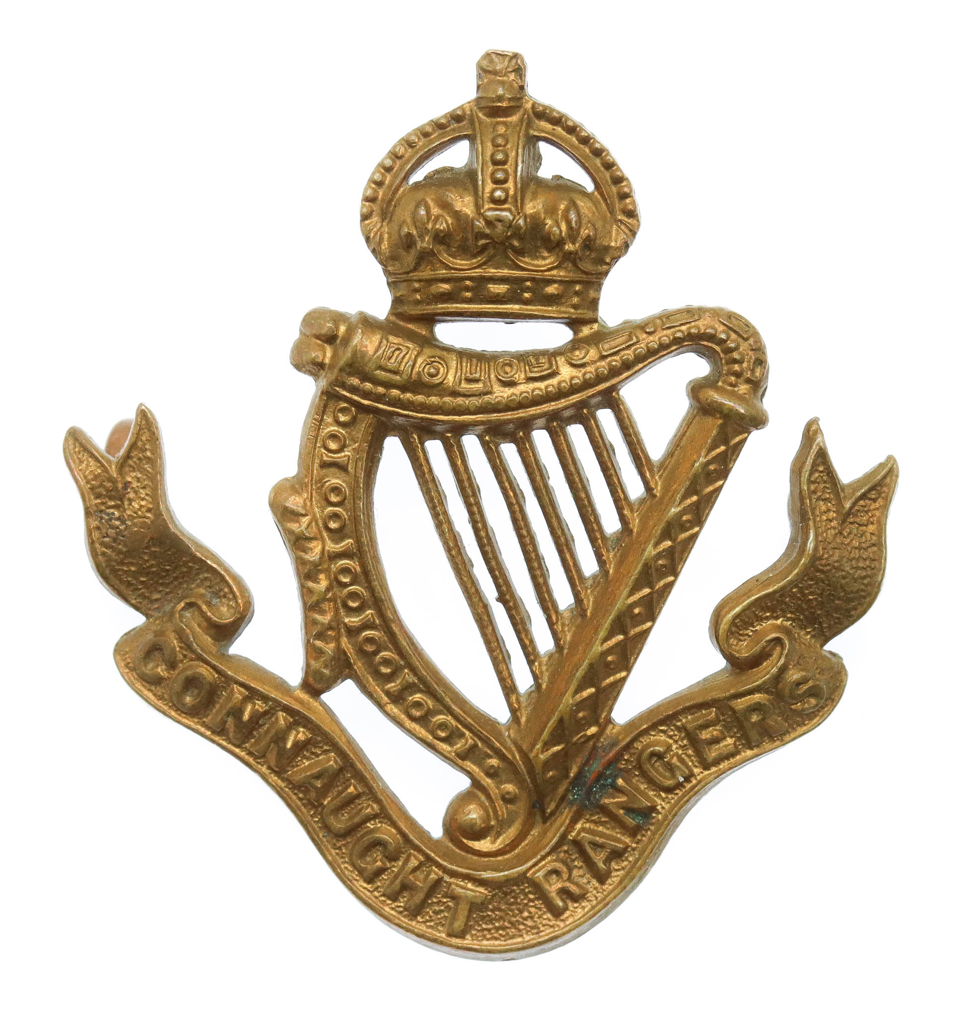 Edwardian Connaught Rangers Cap Badge