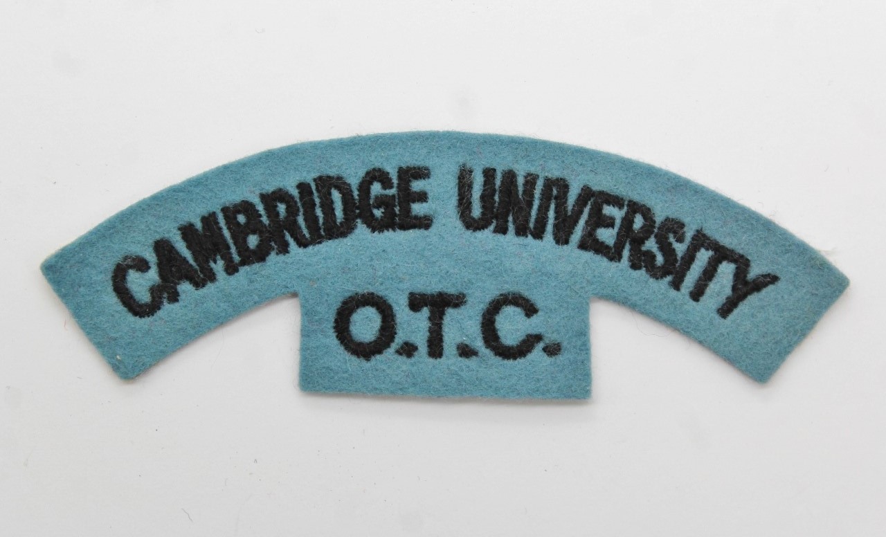 Cambridge University O.T.C. Cloth Shoulder Title