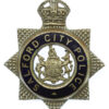 * Salford City Police Senior Officer's Enamelled Cap Badge - King's Crown