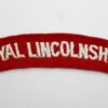 Royal Lincolnshire Regiment (ROYAL LINCOLNSHIRE) Cloth Shoulder Title
