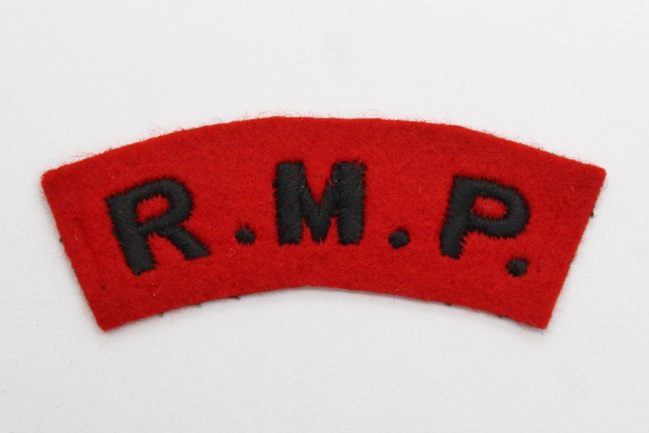 Royal Military Police (R.M.P.) Cloth Shoulder Title