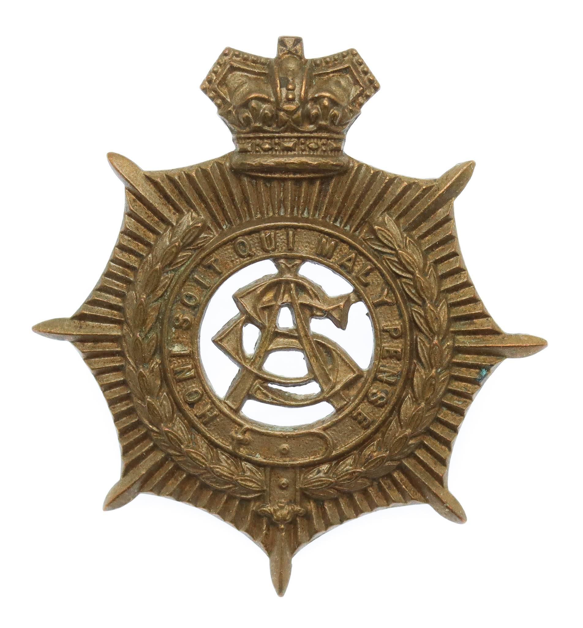 Victorian Army Service Corps (A.S.C.) Cap Badge