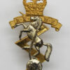 Royal Electrical & Mechanical Engineers (R.E.M.E.) Officer's Dress Cap Badge - Queen's Crown